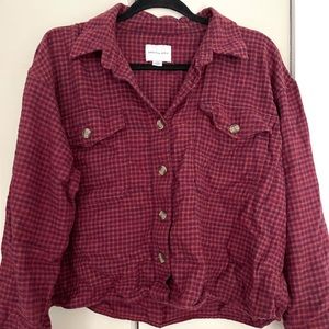 AE cropped flannel